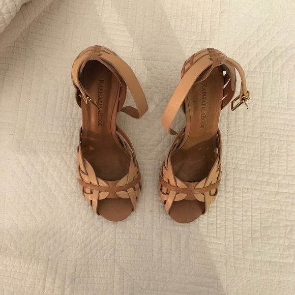 Raphaella Booz beige sandals heels - Picture 3 of 5